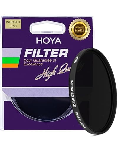 Hoya R72 Screw-in Infrared Lens Filter 58mm - IR Pass Filter for Camera Lens Effects, Range from 760nm and 860nm Light Transmission for Enhancing Creative Effects - Compatible with Mirrorless Cameras