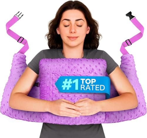 Zomaple Post Mastectomy Pillow Post Surgery – Post-Op Essentials, Breast Augmentation/Reduction & Mastectomy Recovery Supplies – Washable Cover for Comfort & Support