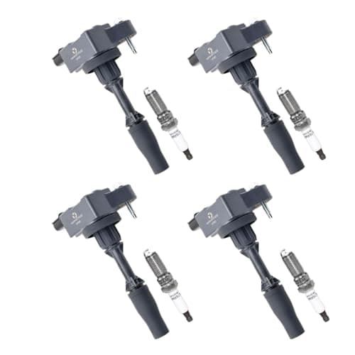 MANATEE UF680 Ignition Coil Pack and Double Iridium Spark Plugs set For 2.0T 2.5L Buick Envision Regal Cadillac ATS CTS CT6 Chevy Blazer Camaro Equinox Malibu GMC Terrain 12627120 12687140 12654078