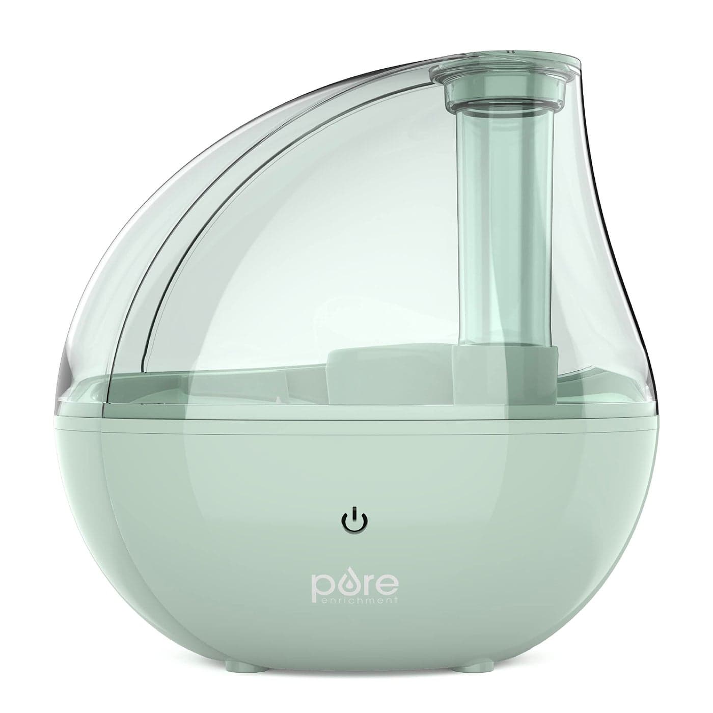 Pure Enrichment PureBaby Ultrasonic Cool Mist Humidifier Soft Glow Night Light WhisperQuiet and Ideal for Baby Nurseries Kids Bedrooms to Relieve Congestion Colds Coughs Whisper Green