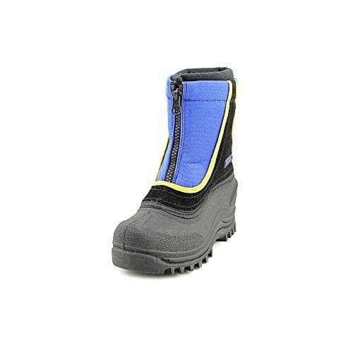 Itasca Unisex-Kid's Youth Snow Stomper Leather/Nylon Winter Boot, Royal Blue/Black, 10.0 Standard US Width US Little Kid