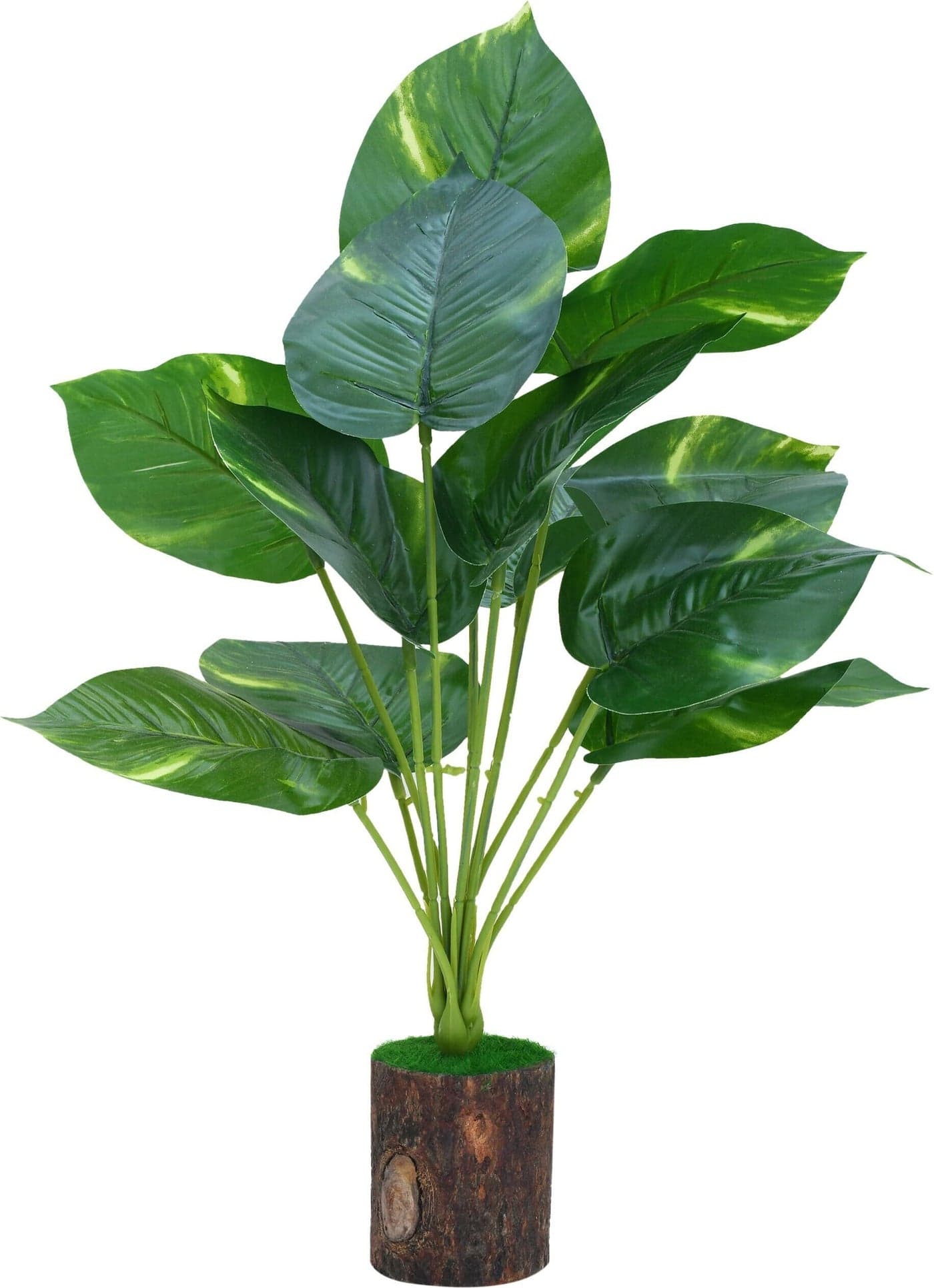 YASH ENTERPRISES Artificial Bonsai Plant for Home Decor | 12 Patta Realistic Artificial Money Plant with Pot | Office Table Desk Decorative Plant | 30 cm-Green