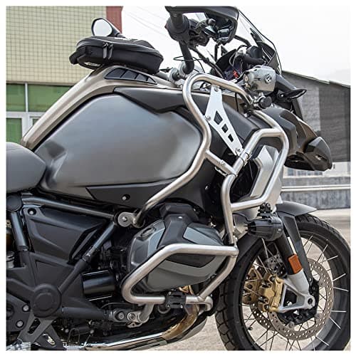 Motorcycle Tank Side Protection Highway Crash Bar Extension Full Body Engine Guard Accessories for B-M-W R1250GS Adventure R 1250 GS R 1250GS ADV 2018 2019 2020 2021 2022 2023 2024 (Silver)