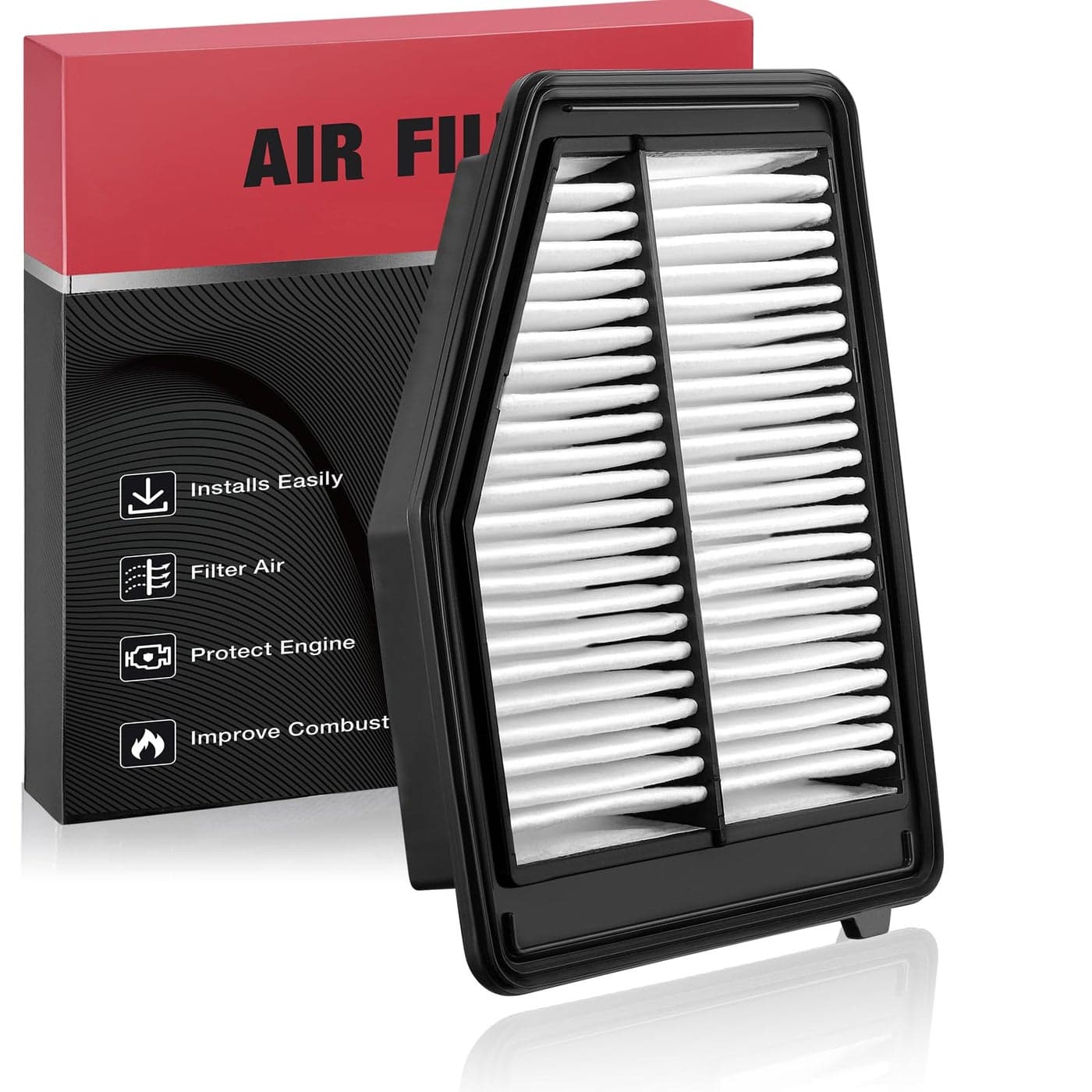 BDFHYK CA11113 Engine Air Filter Compatible with Honda 20122015 Civic L4 18L Compatible with Acura 20132015 ILX L4 20L Replace 17220R1AA01 PA6171 C24021