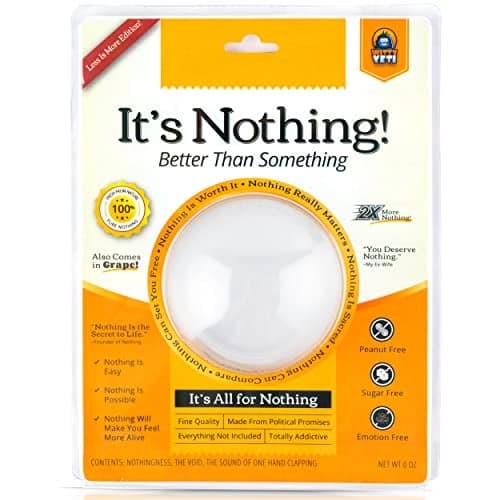 Super Funny The Gift of Nothing Gag Gift Hilarious Practical Joke for The Person Who Has Everything Fun Xmas Prank for Friends Great Family Friendly Christmas Stocking Stuffer