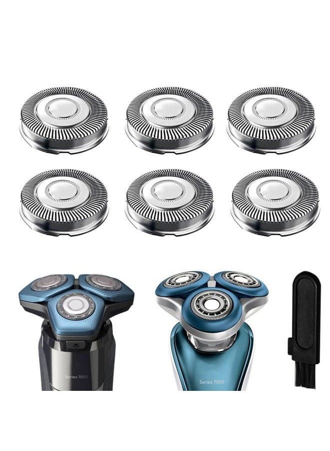 SH71 Replacement Heads Compatible with Philips Norelco Shaver Series 7000 and 5000 Triple Razor with Durable Sharp Blade,Comfortcut Replacement Blades,Razor Blade for Philips Norelco S7782 S7788