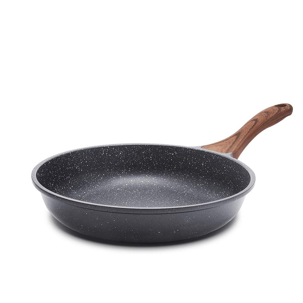 SENSARTE Non Stick Frying Pan Skillet 24cm Swiss Granite Coating Omelette Pan Healthy Stone Cookware Induction Compatible