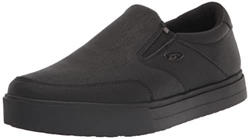 Dr. Scholl's Shoes Men's Valiant Slip Resistant Work Sneaker,Black,7.5