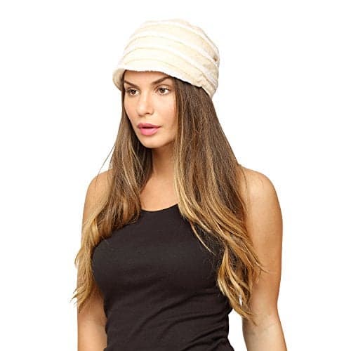 FabSeasons Beige Foldable Turkey Cotton Cloth Fancy Cap