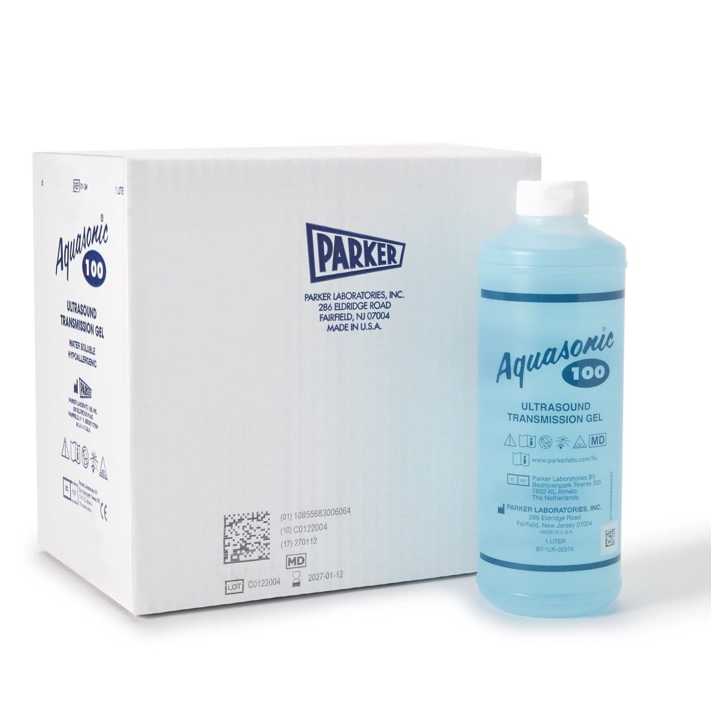 Ultrasound Gel Aquasonic 100 Transmission 1 Liter Squeeze Bottle Ea 0134 1