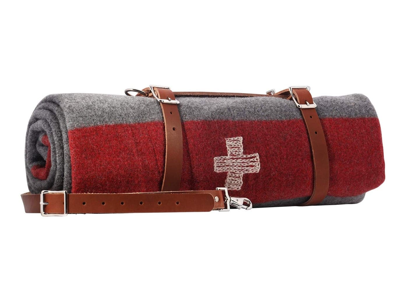 1844 Helko Werk Germany Swiss Army Mountaineer Blanket 100 Fine Grade Australian Wool 460 GSM Wool Warm and Durable Premium Quality Australian Made Includes Leather Carrier Swiss Blanket F1150