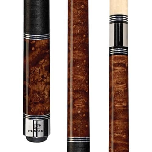 Players 58 2Piece North American Hard Maple Billiard Pool Cue Stick Coffee 195oz