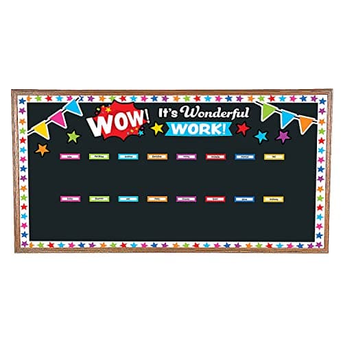 Wow Work Wall Bulletin Board Set 62 Pieces