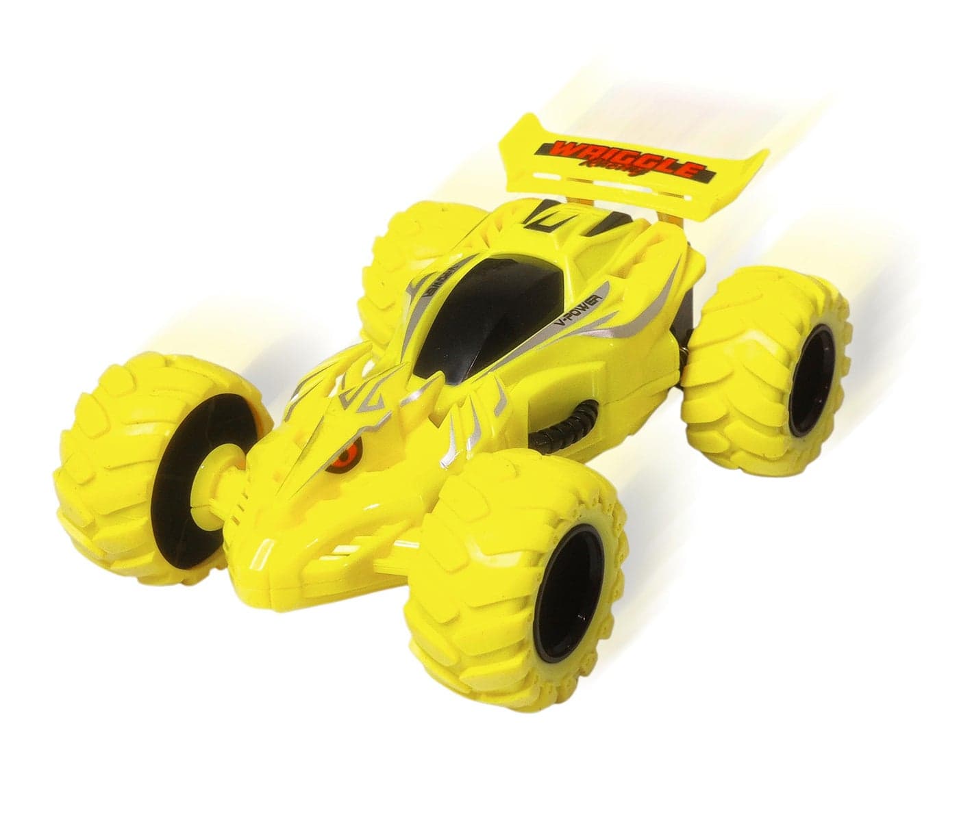 FunBlast Racing Car Toy for Kids - Friction Powered Cars for Boys, Push and Go Monster Truck for Kids, 360° Rotating Stunt Vehicles for 3+ Years Children, Boys, Girls Toddlers (Yellow)