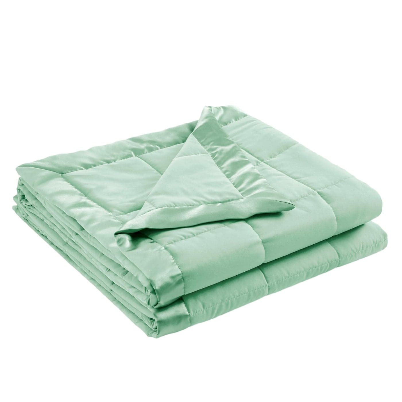 Madison Park Windom Down Alternative Blanket Premium 3M Scotchgard Moisture Wicking Treatment Lightweight and Soft Bed Cover For All Season Satin Trim Seafoam King