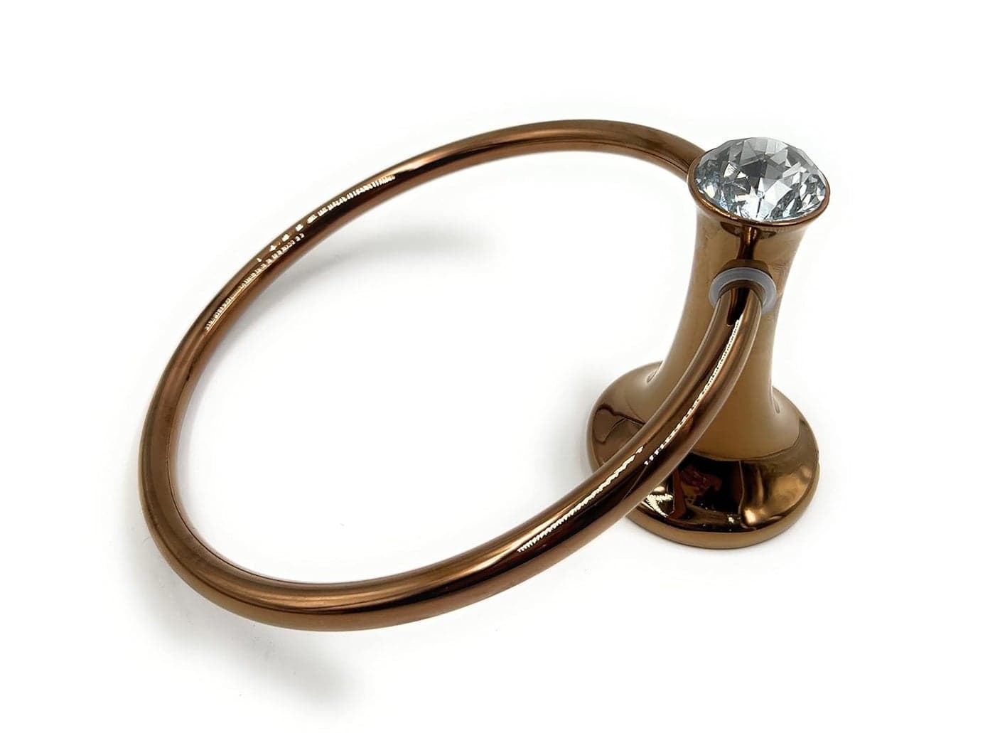 24x7 eMall Rose Gold Towel Ring Golden Victorian Round Towel Hanger for Bathroom and Kitchen Stainless Steel