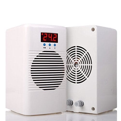 EVERSECU 72w 110240v Aquarium Water ChillerCooler Temperature Controller for Fish Shrimp Tank Marine Coral Reef Tank Below 5 Gallon Aquarium Chiller 5GAL Only Cool