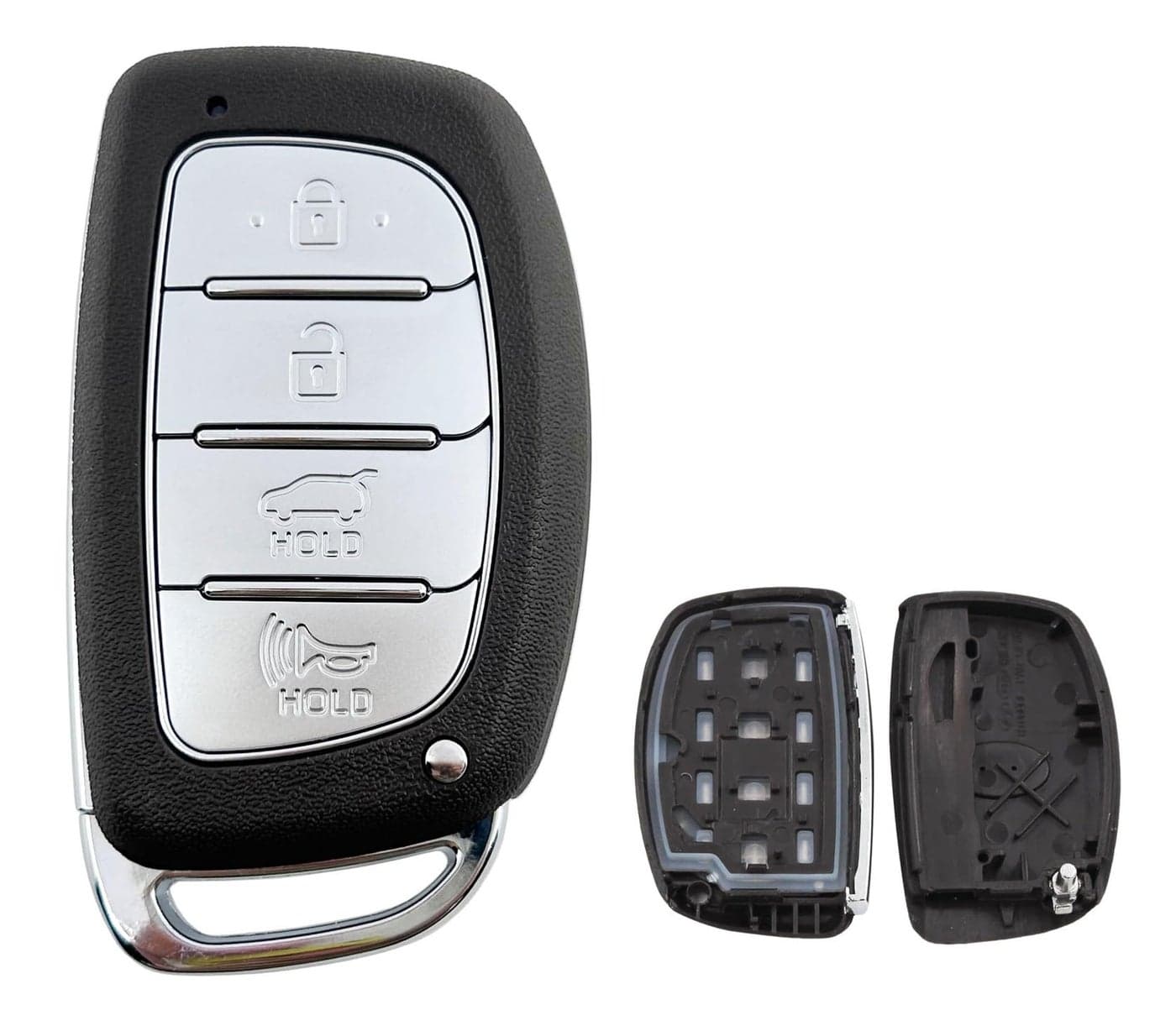 Replacement Key Fob Cover Case fit for Hyundai Sonata Tucson Elantra Smart Remote Key Fob Shell