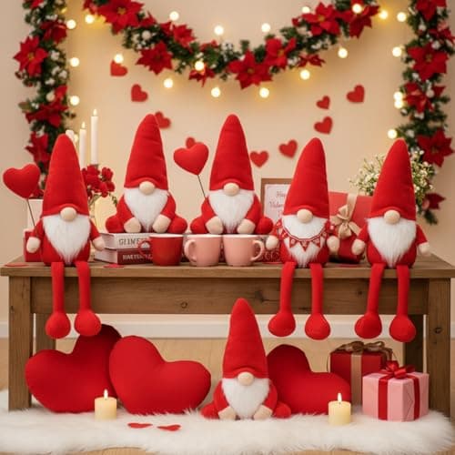 Kathfly 12 Pcs Easter Plush Gnome Stuffed Animal Gnomes Figurines Plush Mini Dwarf Figures for Gifts Easter Basket Stuffers Gifts Party Tiered Tray Decor