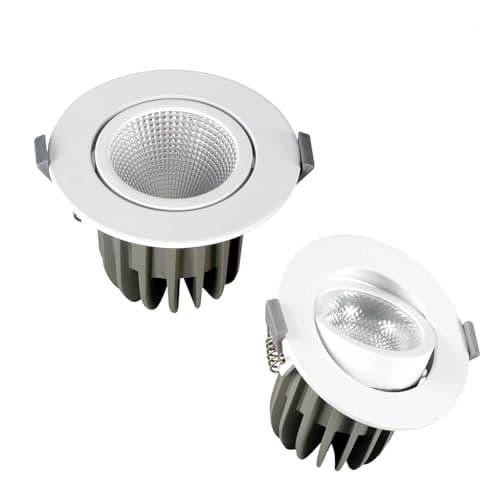Havells Crysta Neo 18W Recessed Downlighter COB | Cool White | Energy Efficient | Surge Protection Upto 3KV| Premium Compact Ceiling Light for Home and Office | BIS Approved|Pack of 1