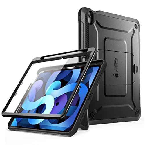 SUPCASE for iPad 11th Gen A16 Chip 11 Inch 2025 Case with Screen Protector Unicorn Beetle Pro Builtin Stand Pencil Holder Heavy Duty Protective Cover for iPad 10th Gen 109 Inch 2022 Black