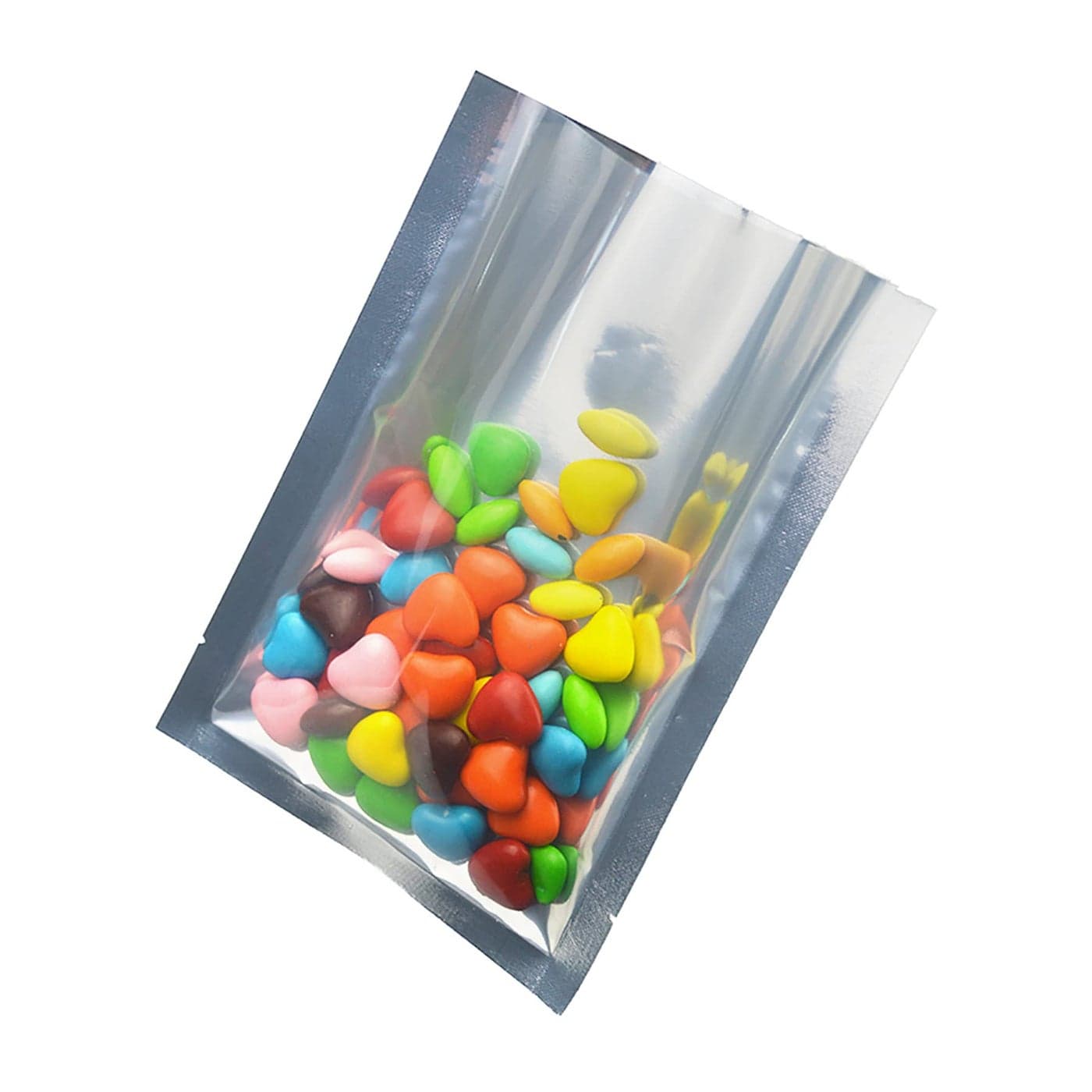 PABCK 500 Pack 2x28 inch 16x24 inch Inside Size Clear Front Mylar Heat Seal Pouch Foil Bulk Food Storage Kitchen Packaging Vacuum Wrapping