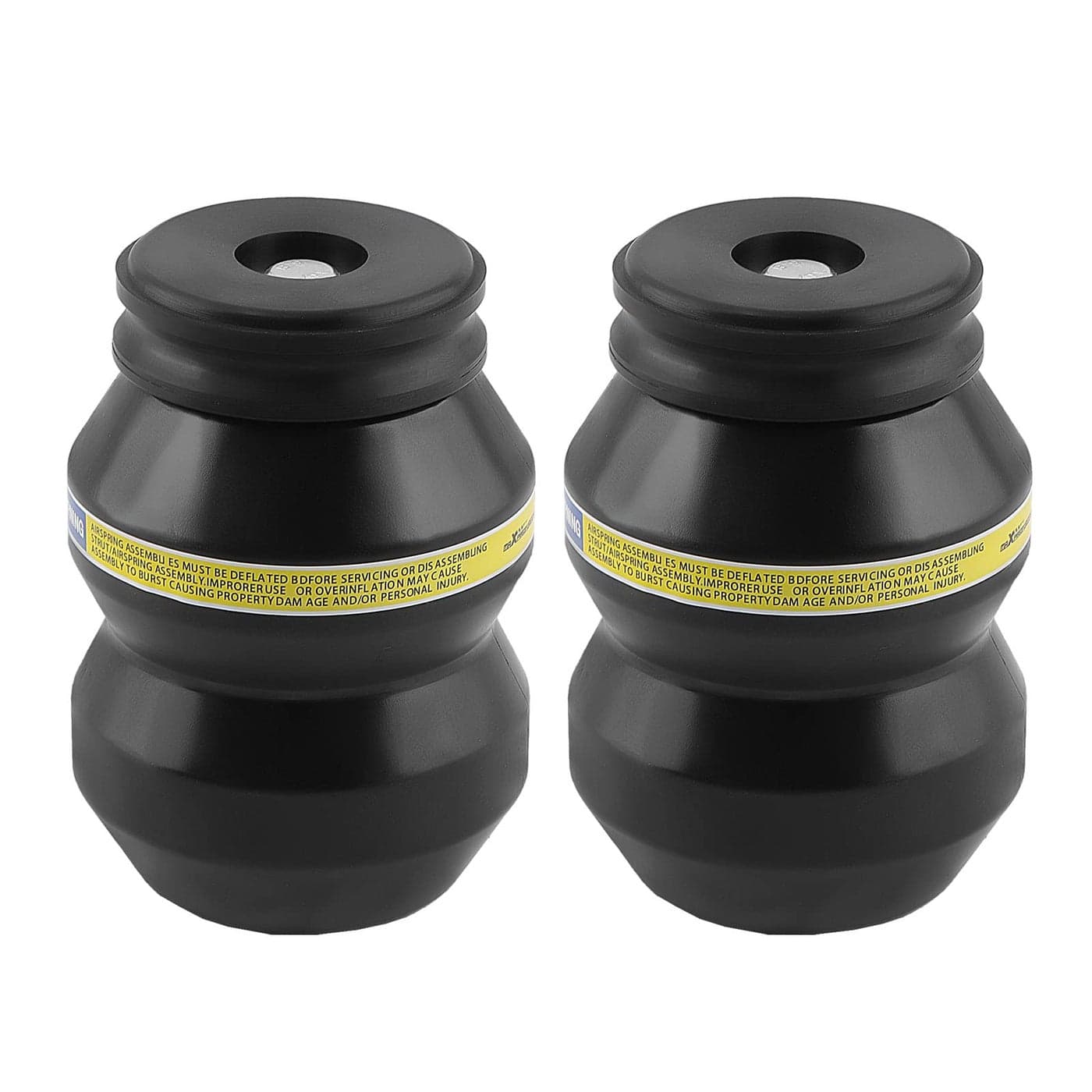 maXpeedingrods Rear Suspension Enhancement System for Chevrolet Silverado GMC Sierra 2500HD 3500HD 2WD 4WD 20112024 up to 8600 lbs Rubber Helper Spring Kit