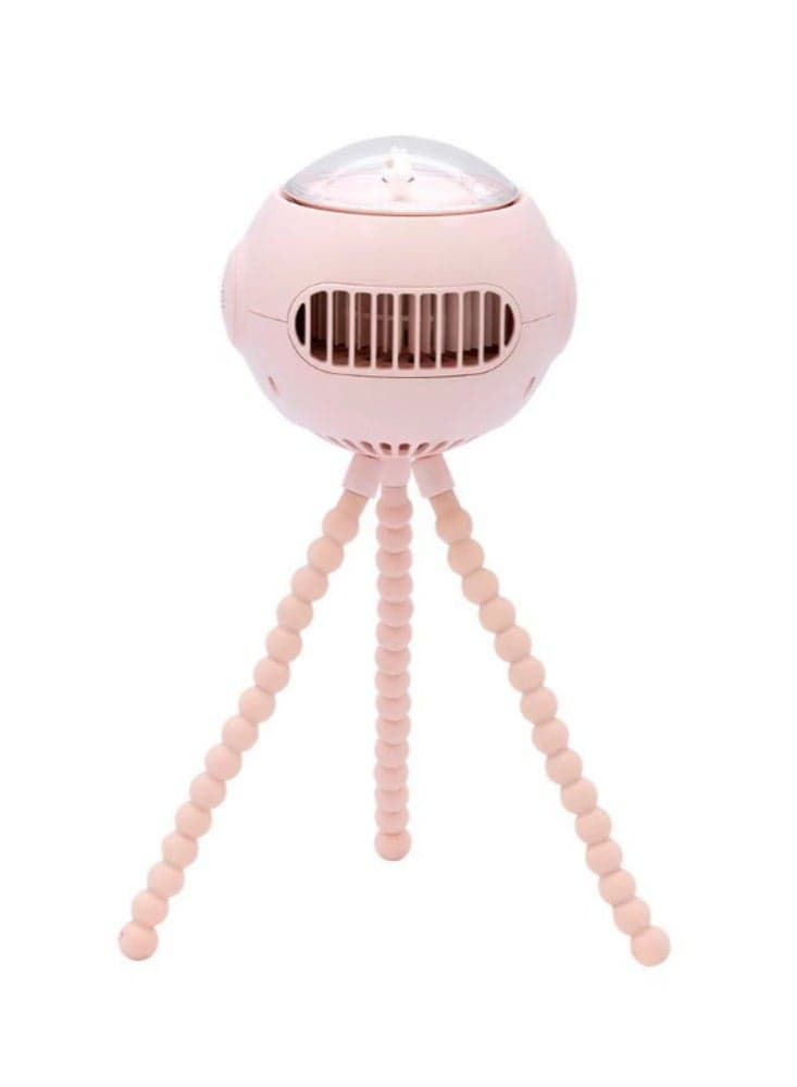 Music baby stroller fan automatic shaking head, silent, strong wind, USB portable desktop, outdoor mini electric fan