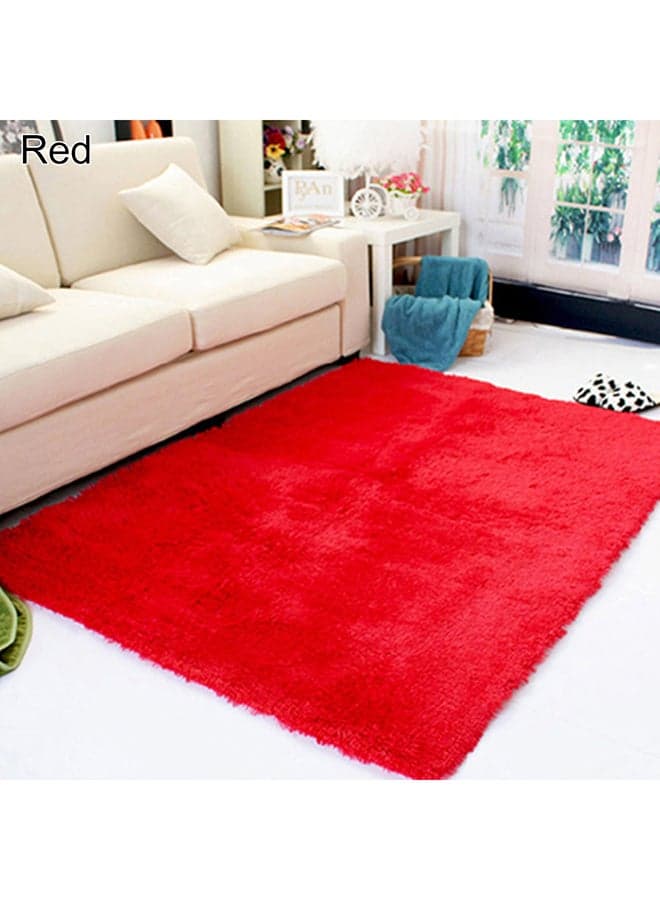 Anti-Skid Soft Area Rug Red 40x60cm
