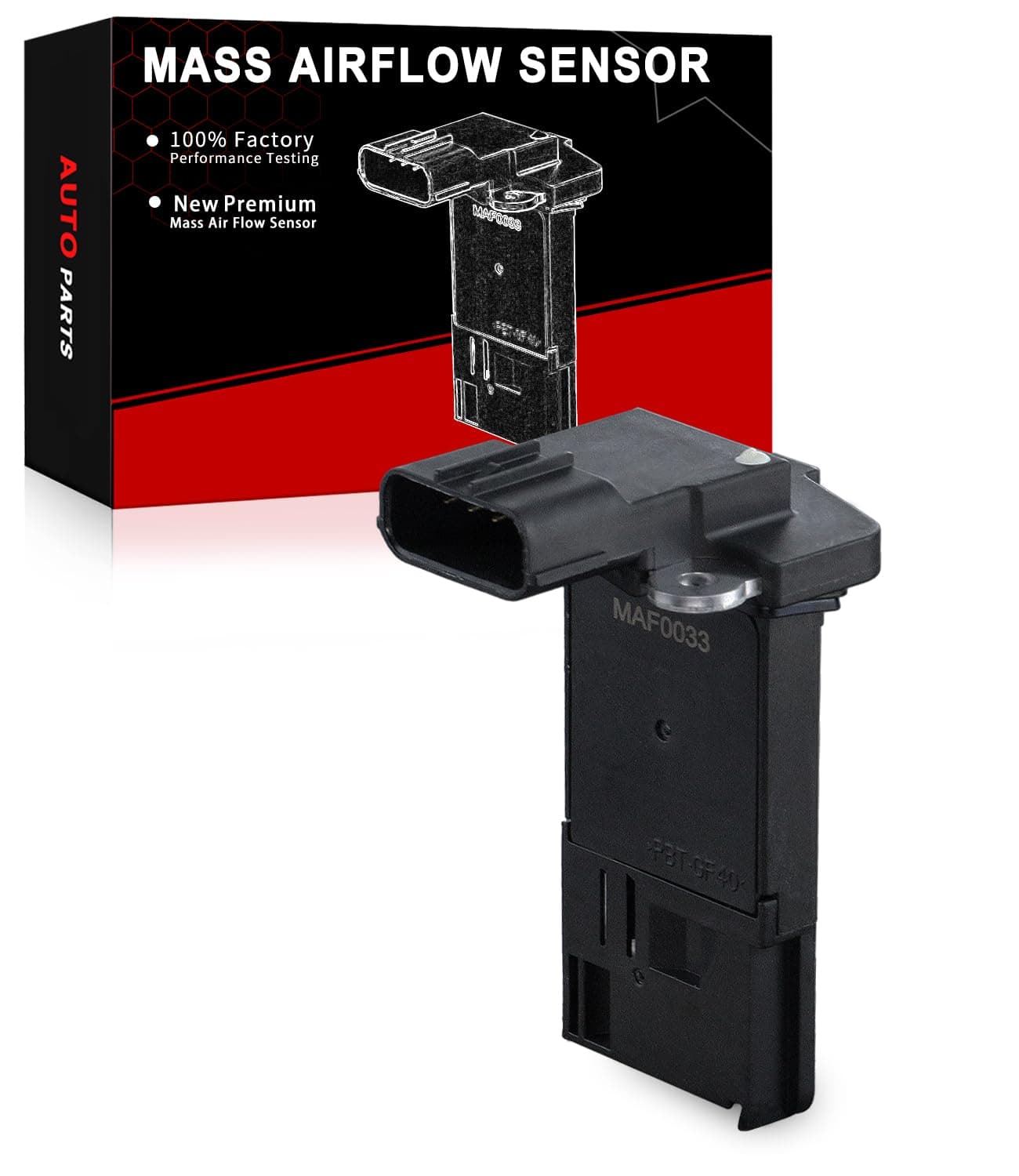 AOTPAT MAF MAF0033 Mass Air Flow Sensor for:-Honda 2009-2011 Pilot 3.5L, 2003-2012 Accord 2.4/3/3.5L, 2006-2011 Civic 1.3/1.8L, 2007-2017 Odyssey 3.5L, 2009-2010 Fit 1.5L,OE# MAF0033