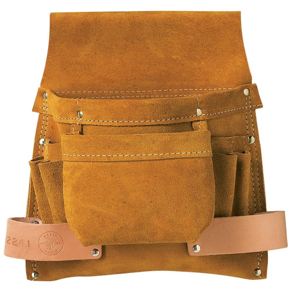 Klein Tools 42241 Tool Pouch 6Pockets for Nails Screws and Tools