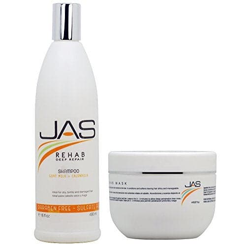 JAS Rehab Deep Repair Shampoo + Mask 16oz
