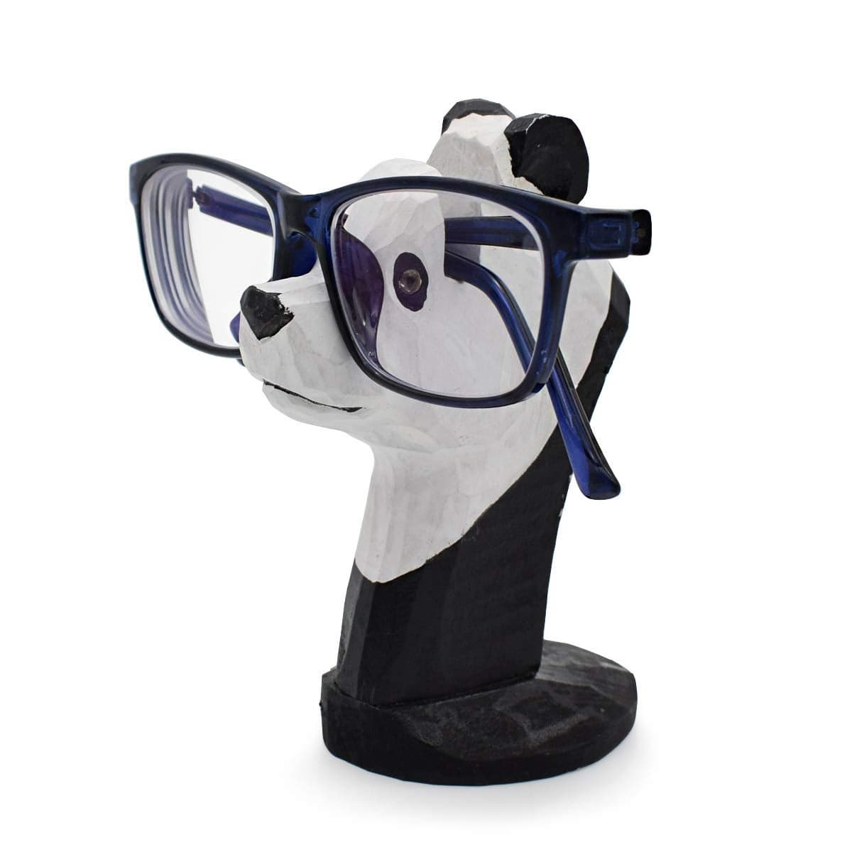 VIPbuy Hand Carved Wood Eyeglasses Spectacle Sunglasses Holder Stand Animal Shaped Home Office Desk Dcor Panda