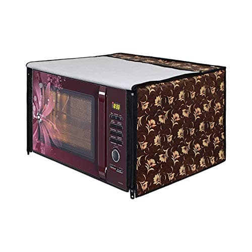 Lithara Printed Waterproof Microwave Oven Cover for LG 32 Litre Convection Microwave Oven MC3286BRUM | Sams36 (Multicolor)