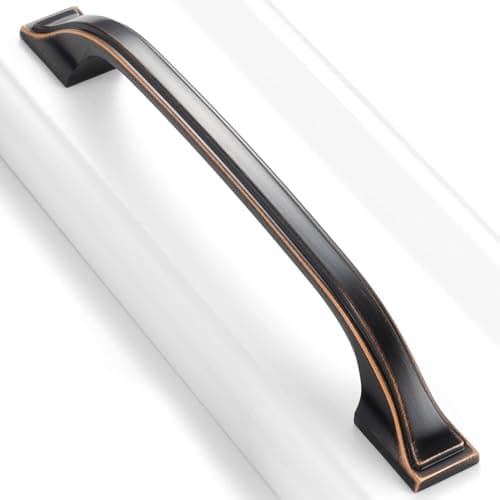 BEROSSA 10 Pack Oil Rubbed Bronze Cabinet Pulls 5 Inch Brushed Bronze Cabinet Handles Bronze Hardware for Kitchen Cabinets 8222 Drawers Bedroom Dresser Bathroom Vanity Cupboard