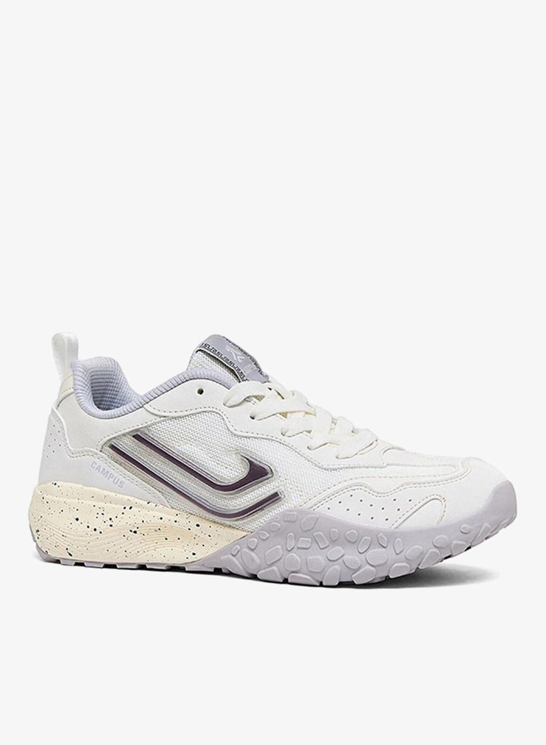 Men Eminet Marathon Cushion Lace-Up Sneakers-White