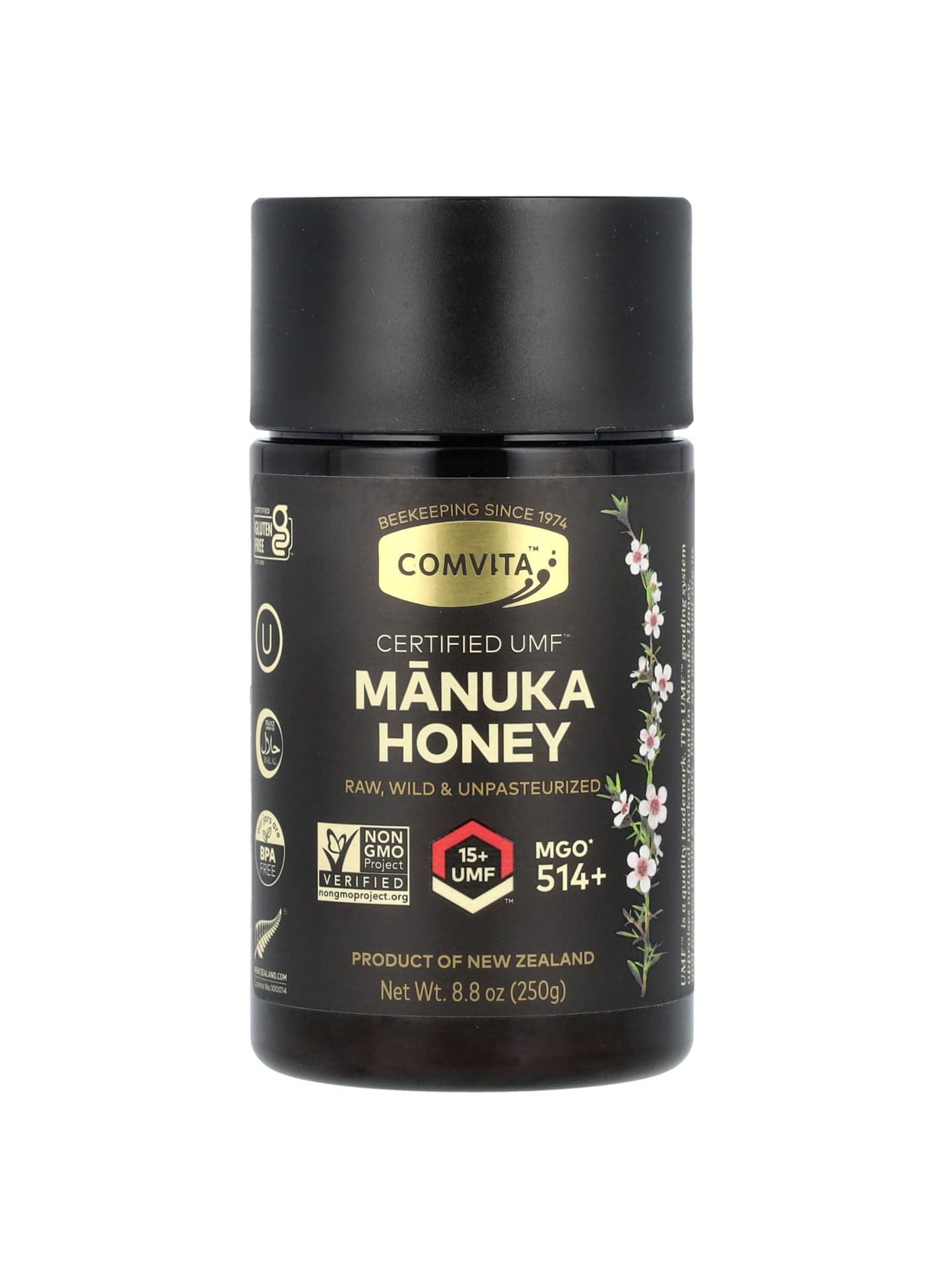 Manuka Honey, UMF 15+, MGO 514+, 8.8 oz (250 g)