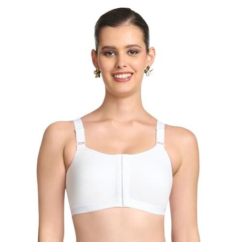 TRYLO Front OPEN-BRA-36-WHITE-D-CUP