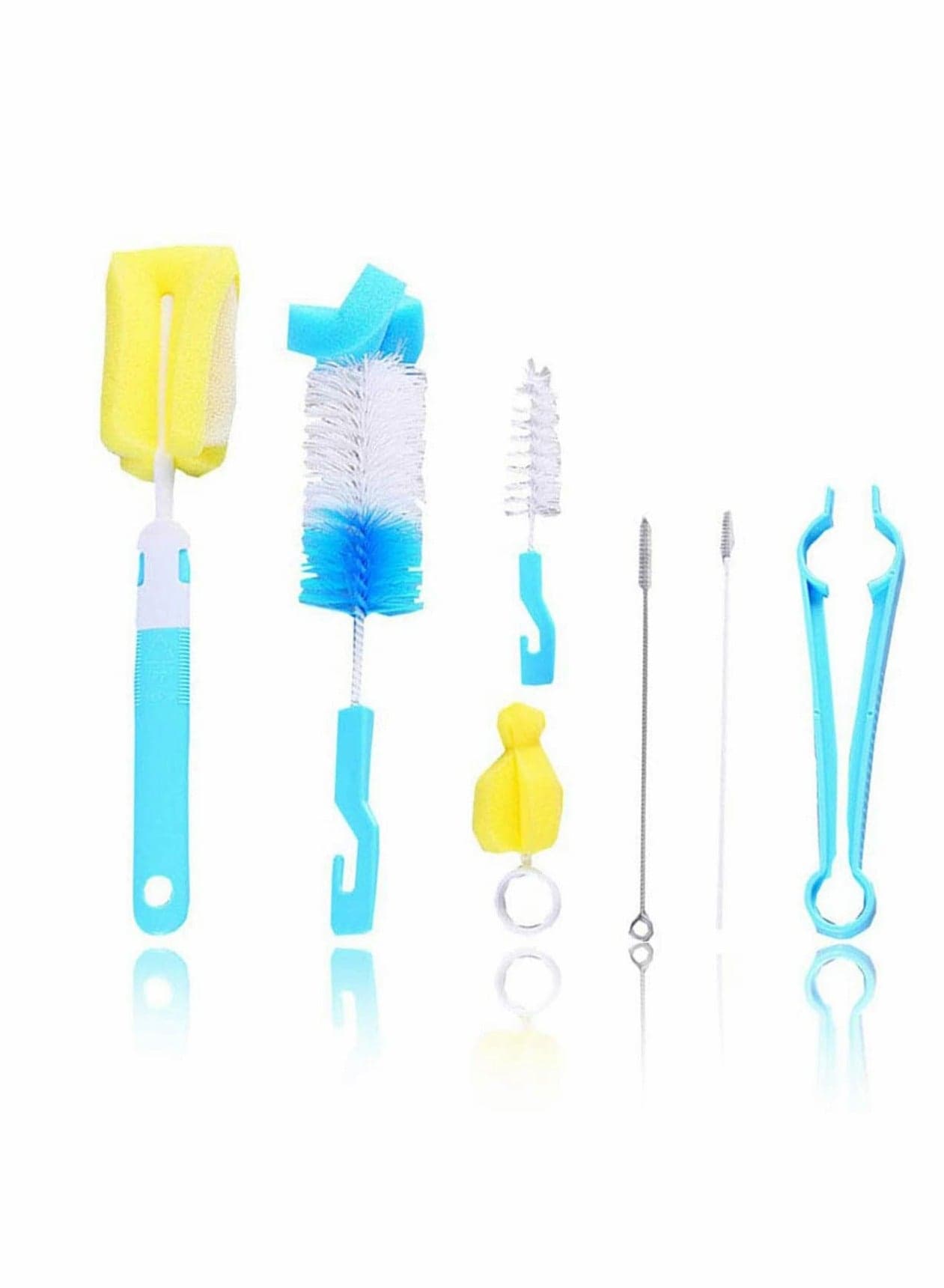 Bottle Cleaning Brush Set u0026 Nylon Bottle Pipe Cleaner SetMultipurpose Cleaning Brushes for Narrow Neck Bottles Tea Kettle u0026 Spout and More