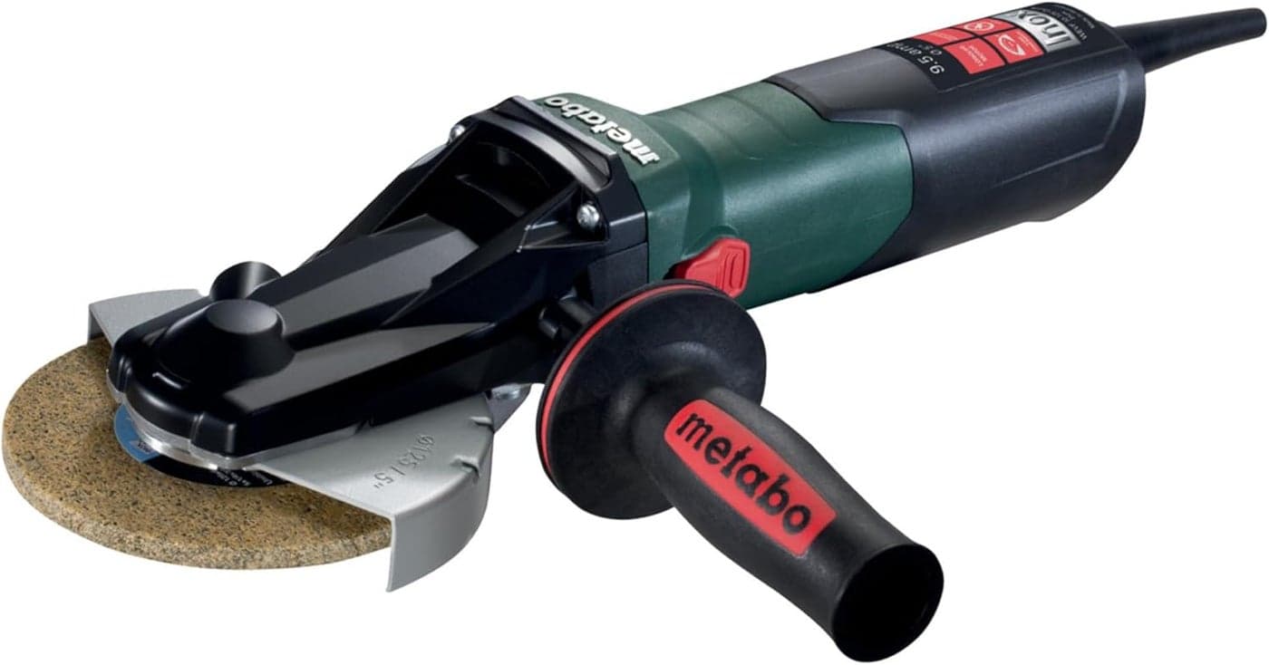 Metabo WEVF 10125 Quick INOX 4125 Flat Head Grinder 100 Amp with Variable Speed