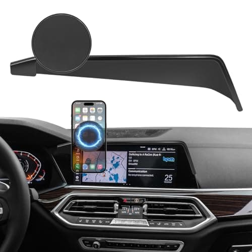 FETUSI Car Phone Holder Fit for BMW X5 20192023X6 20202023X7 20192022 Accessories 123Inch Screen Fixed Clip Phone Mount Compatible with MagSafe HandsFree 360Rotation Automobile Cradles