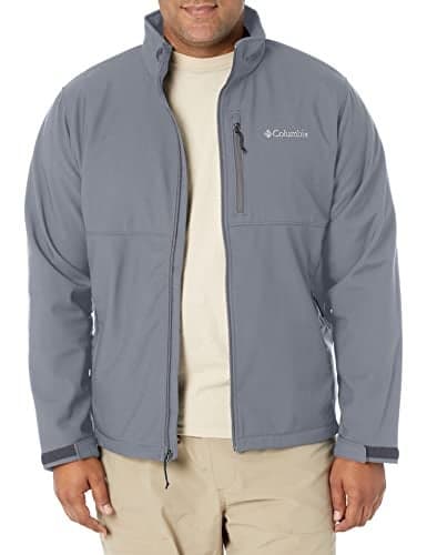 Columbia Mens Ascender Softshell FrontZip Jacket Graphite Small