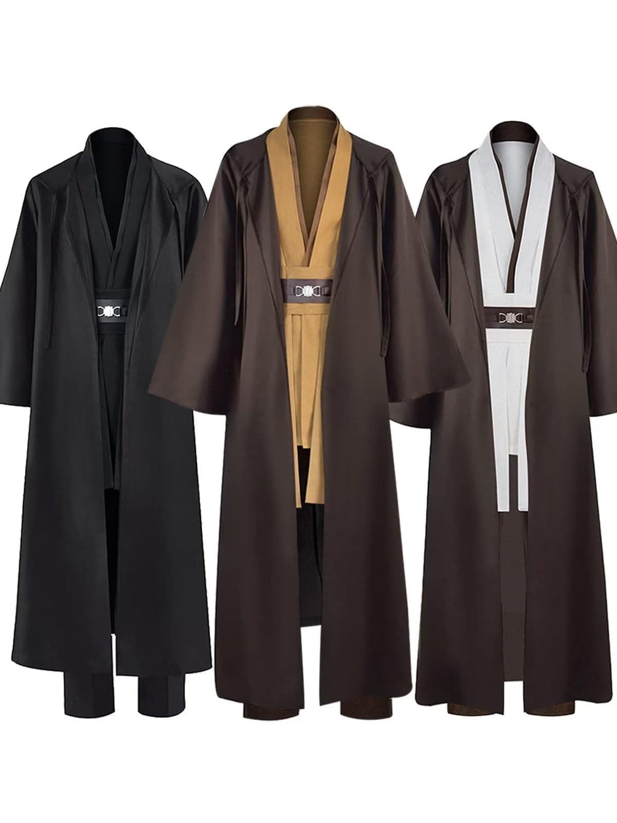 Knight Costume Adult Men's Tunic Hooded Robe Outfits Halloween Cosplay Uniform BRXS