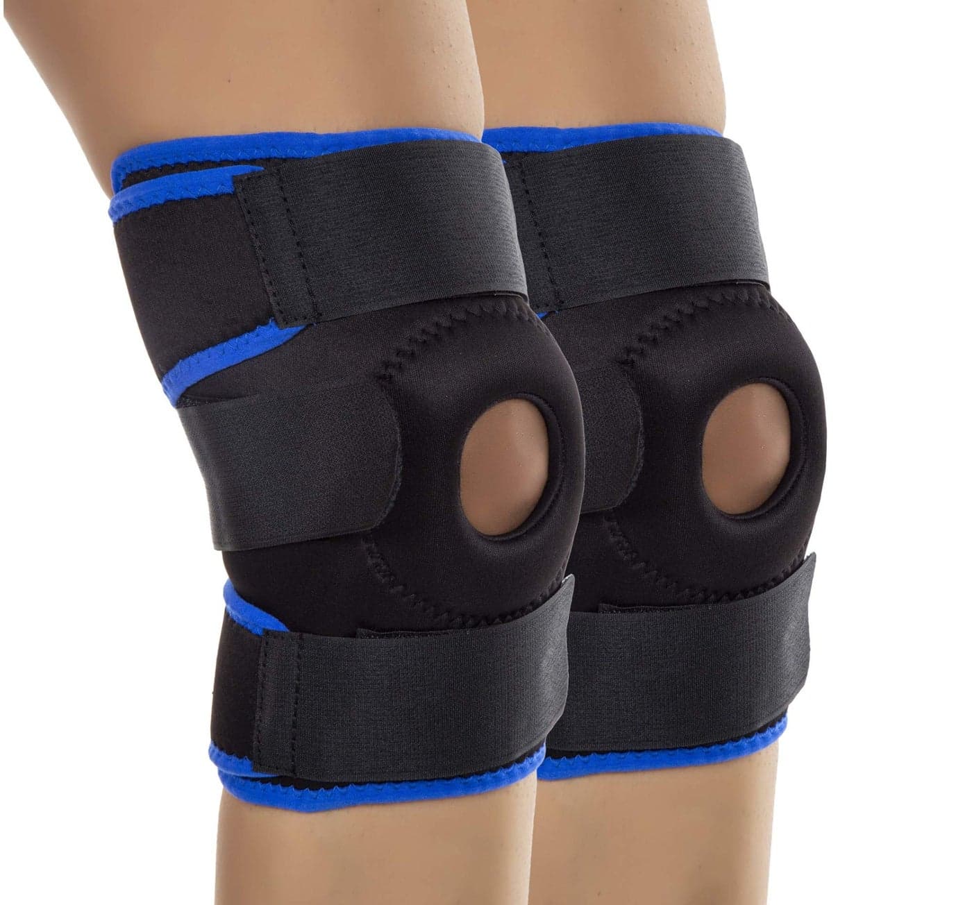 AuFlex Adjustable Knee Cap Support Sports, Knee Brace Gym, Running and Walking Joint Knee Pain Relief Men & Women Free Size-S,M,L