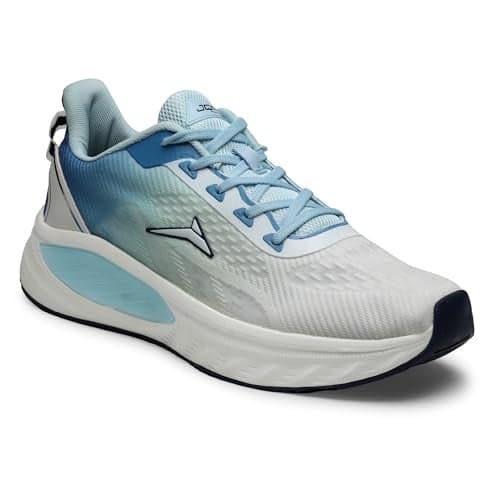 JQR ZAPATOS-28 White Sports Shoe for Men | Breathable Mesh | Shock Absorption | Non-Slip | Lightweight & Comfortable | Stylish & Durable for Gym, Walking, Jogging & Casual Use for Everyday Wear