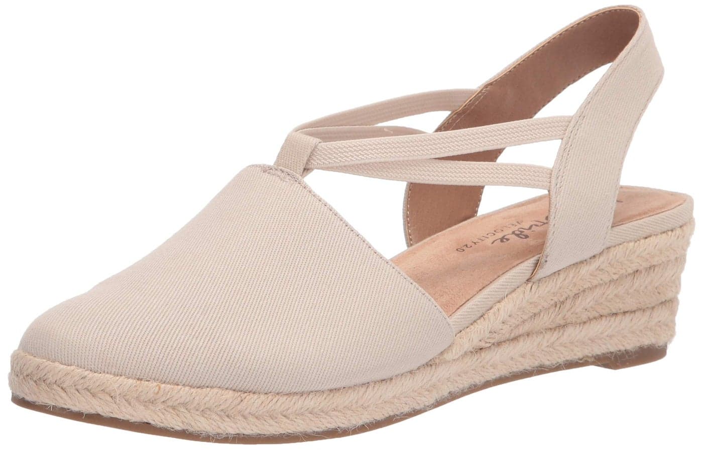 LifeStride Womens Katrina 2 Espadrille Slip On Almond 10 M