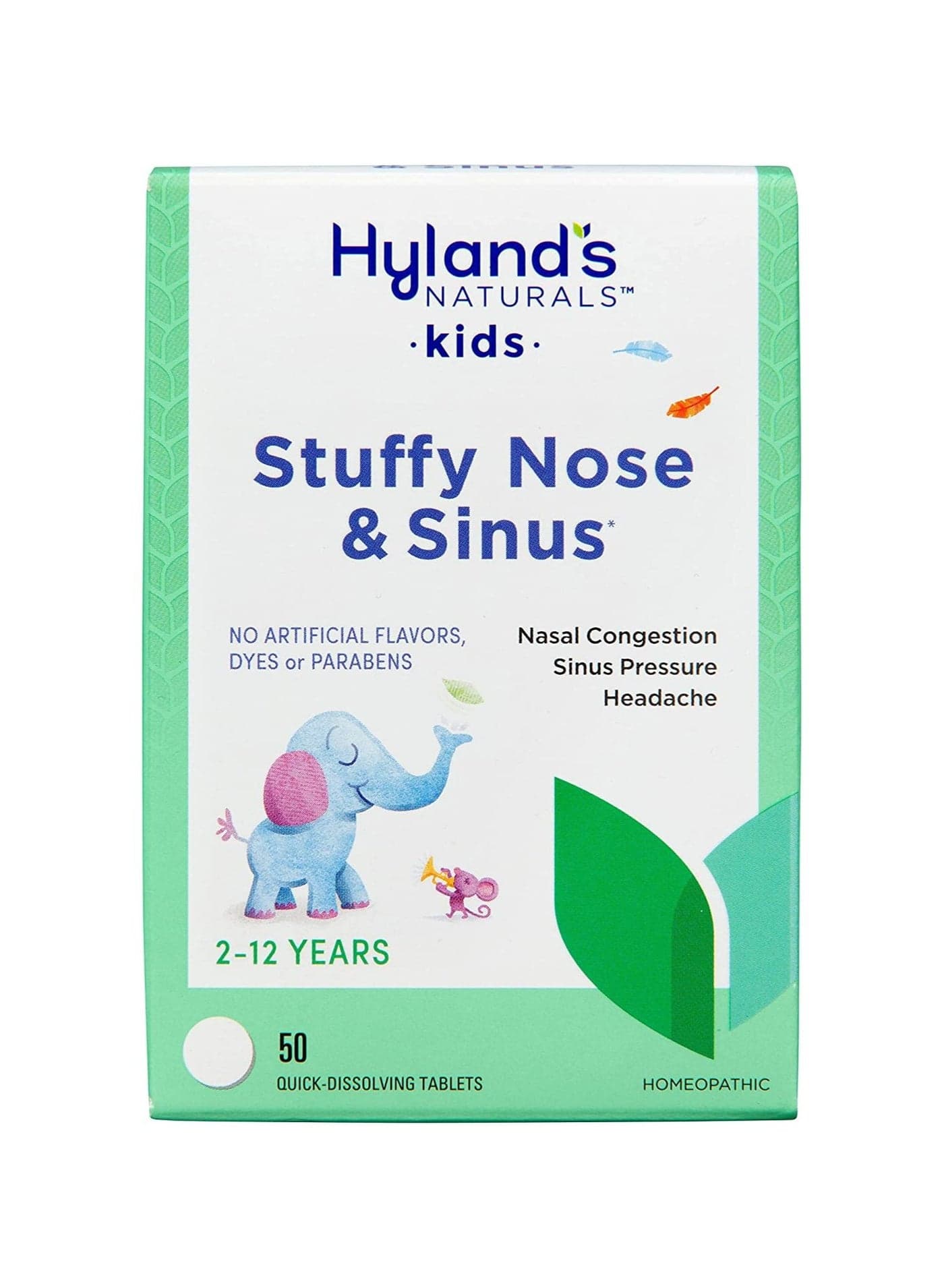 Stuffy Nose and Sinus Quick Dissolving Tablets, 50 Count