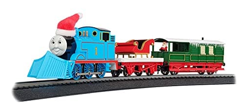 Bachmann Trains Thomas Saves Santas Sleigh Ready to Run Electric Train Set HO Scale Prototypical Colors