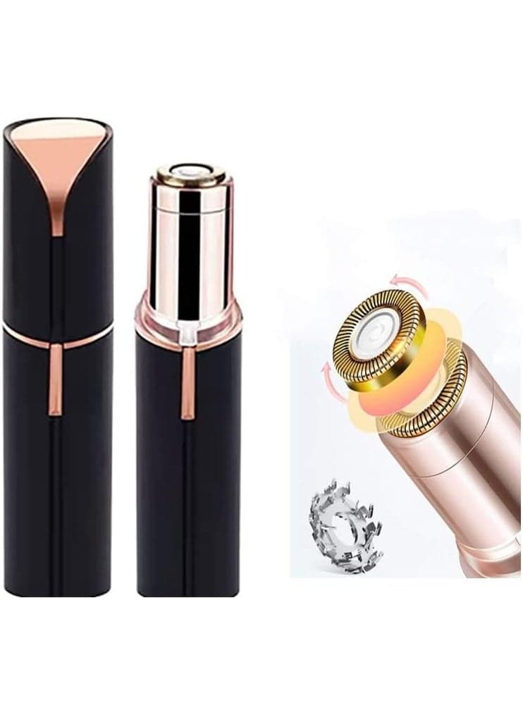 Facial Hair Removal for Women Painless Hair Remover, Waterproof Shaver Razor Hair Remover with LED Light for Face Upper Mustache Lip Chin, Rechargeable