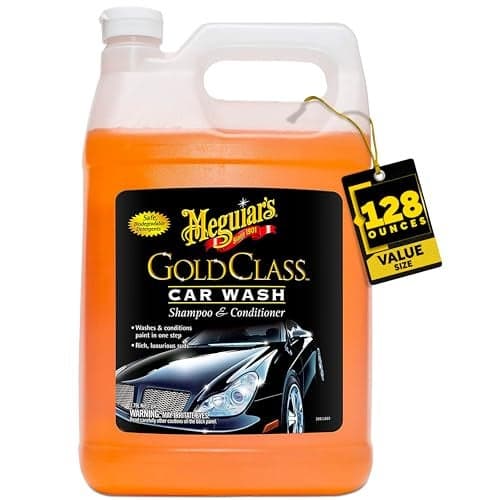 Meguiar's Gold Class Car Wash, Car Wash Foam for Car Cleaning - 1 Gallon Container